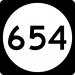 PR-654 in Arecibo city