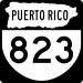 Antigua carretera PR-823 en la ciudad de Corozal