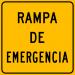 Rampa de emergencia en la ciudad de Cayey