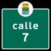 Calle 7 en la ciudad de Corozal
