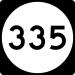 PR-335 in Yauco city