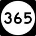 PR-365 in Yauco city