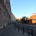 Podwale Street in Warsaw city
