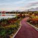 Bike path in Tirana city