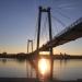 Пешеходная дорога на остров Татышев в городе Красноярск