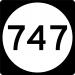 PR-747 in Guayama city
