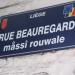 Rue Beauregard in Liège city