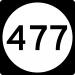PR-477 in Quebradillas city