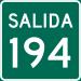 Exit 194 in Guánica city