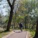 Bike path in Tirana city