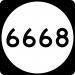 Carretera PR-6668 en la ciudad de Manatí
