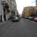 Foksal Street in Warsaw city