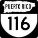 Los Veteranos Avenue (PR-3116) in Guánica city