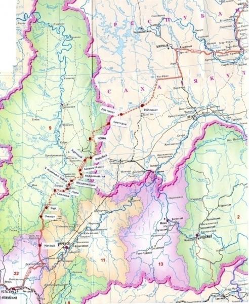 автозимник тас-юрях верхнемарково