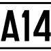 A14 (E 17) in Ghent city