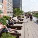 High Line Elevated Park Walkway in New York City, New York city