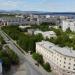 Stroitelnaya ulitsa in Monchegorsk city
