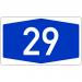 Bundesautobahn 29 [A 29] in Stadt Oldenburg
