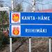 Hämeenlinnantie in Riihimäki city