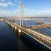 Pivdennyi Bridge in Kyiv city