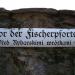Vor der Fischerpforte in Stadt Bautzen