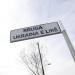 Free Ukraine Street in Tirana city