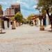 Kont Urani Street (walking section) in Tirana city