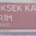 Yüksek Kaldırım Çk. in İstanbul Büyükşehir Belediyesi city