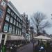 Oudezijds Voorburgwal in Amsterdam city