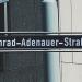 Konrad Adenauer Strasse in Frankfurt am Main city