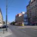 Wolska Street in Warsaw city