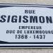 Rue Sigismond in Luxembourg City city