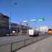 Targowa Street in Warsaw city