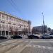 Constitution Square in Warsaw city