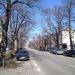 Francuska Street in Warsaw city
