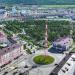 Комсомольская пл. в городе Магадан