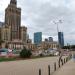 Parade Square in Warsaw city