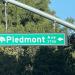 Piedmont Avenue in Oakland, California city