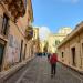 Corrado Nicolaci Street in Noto city
