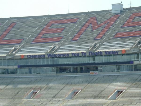Clemson Memorial Stadium Frank Howard Field Death Valley