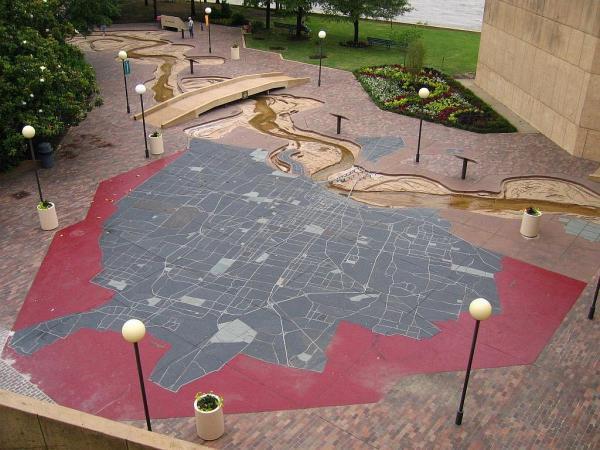 Scale Model Of The Lower Mississippi River Memphis