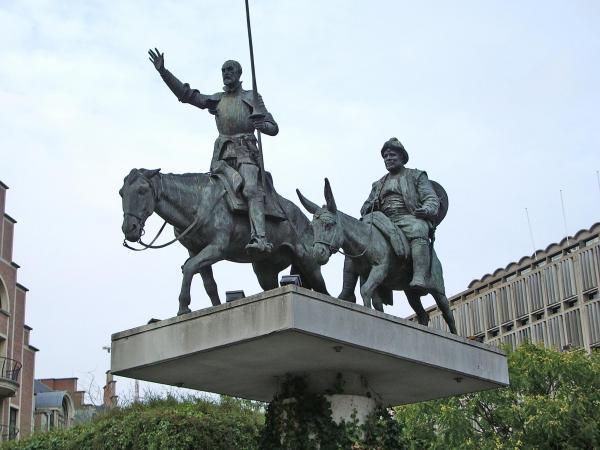 Don Quixote Monument City Of Brussels Don Quixote Monument