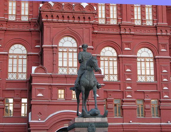 Zhukov Memorial Statue, sculptor: V. M. Klykov - Moscow