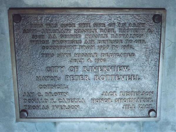 Hercules Nike Missile Riverview Michigan