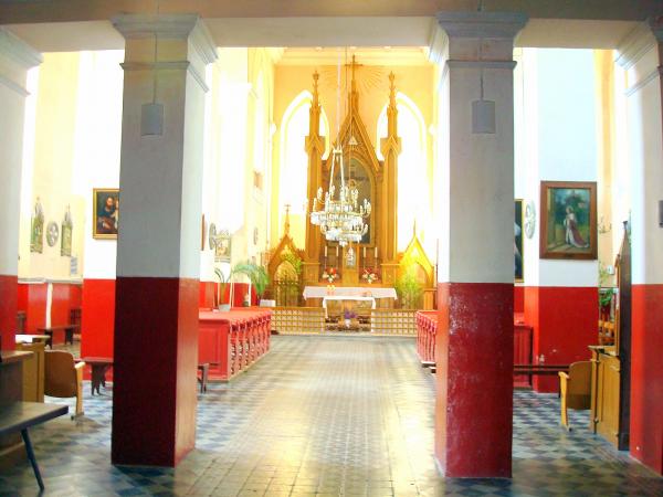 Ошмяны интерьер костёла