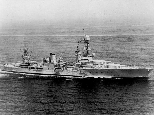 Wreck of USS Northampton (CA-26)