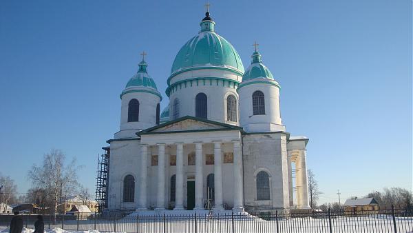 Моршанский собор зимой