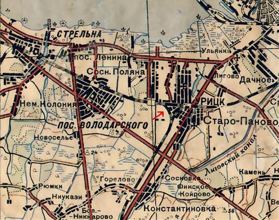 Горелово карта спб карта