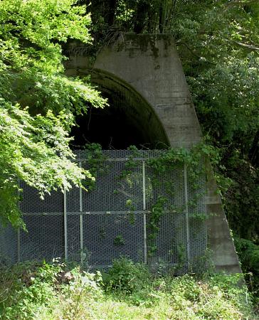 Closed railway tunnel - Okutama