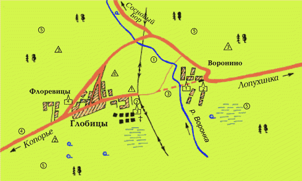 Карта копорья лен обл